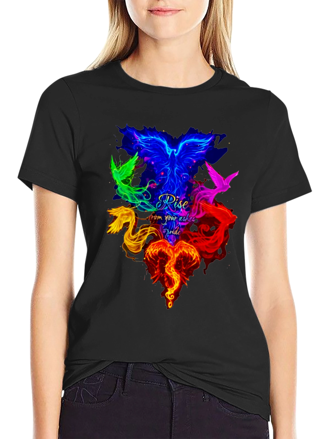 Rise From Your Ashes Pride Phoenix T-Shirt