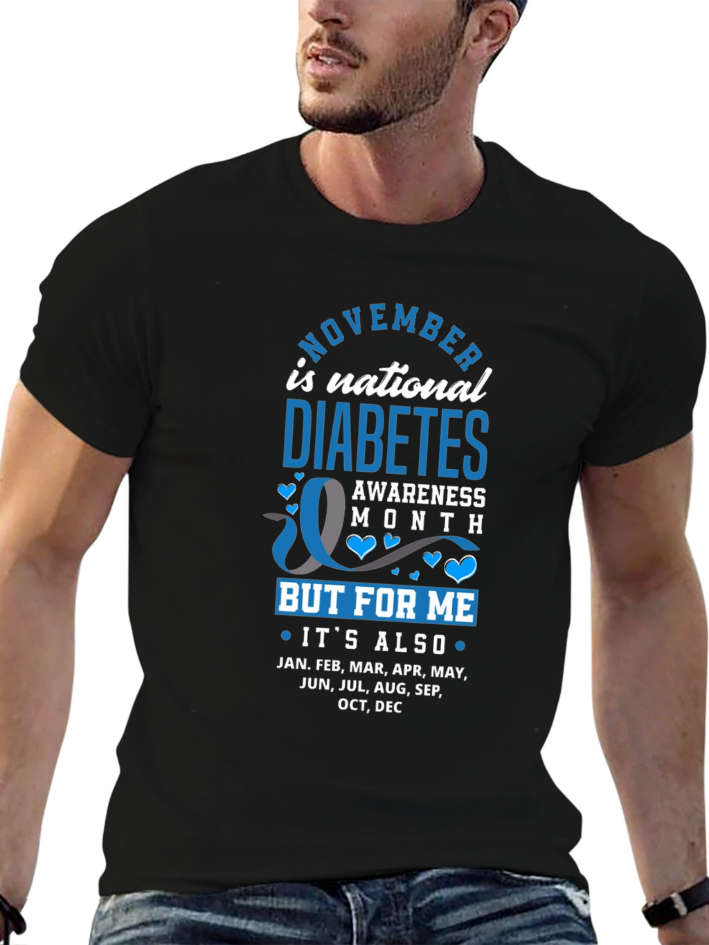 Diabetes Awareness T-Shirt - National Diabetes Month
