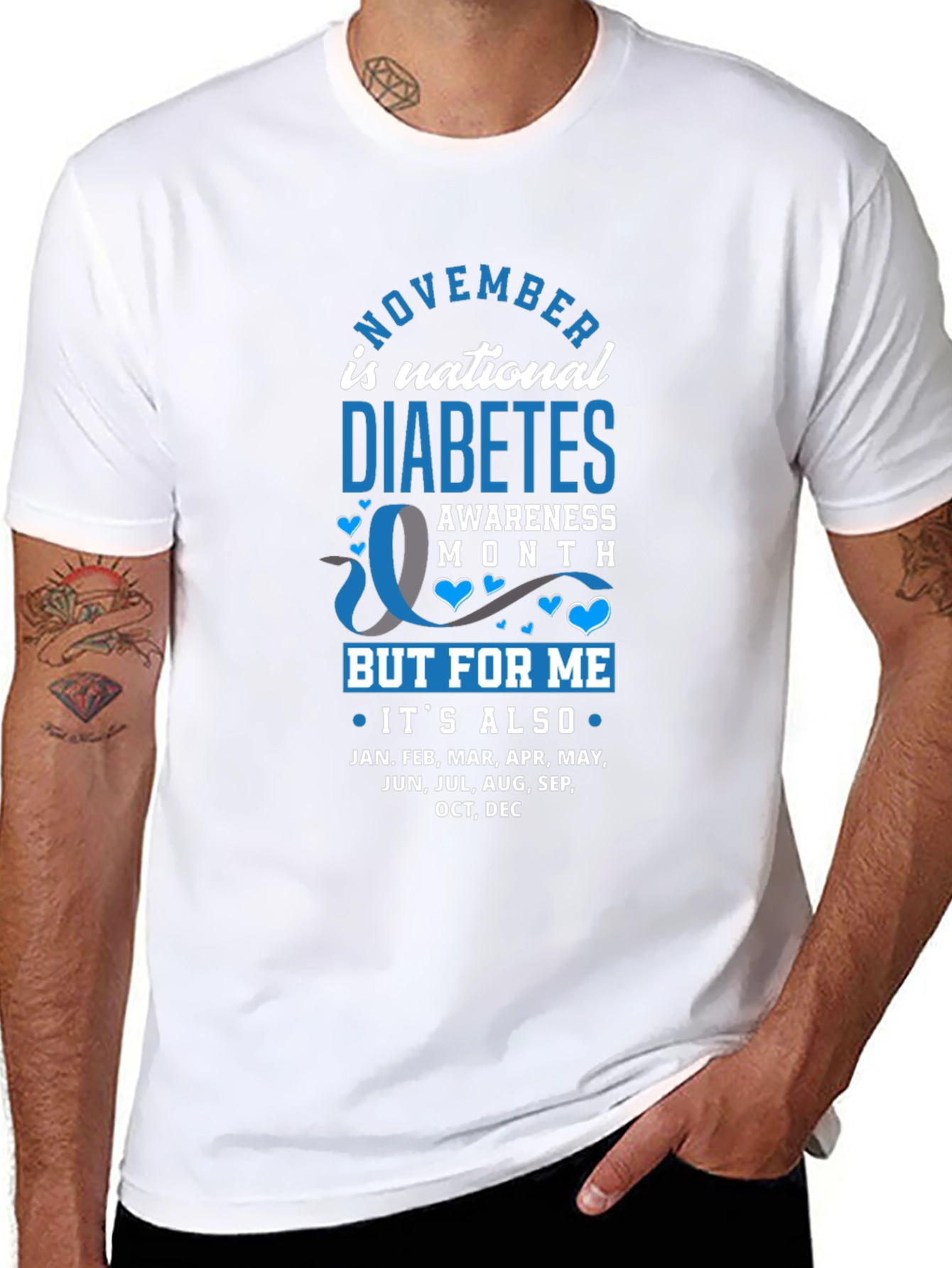Diabetes Awareness T-Shirt - National Diabetes Month