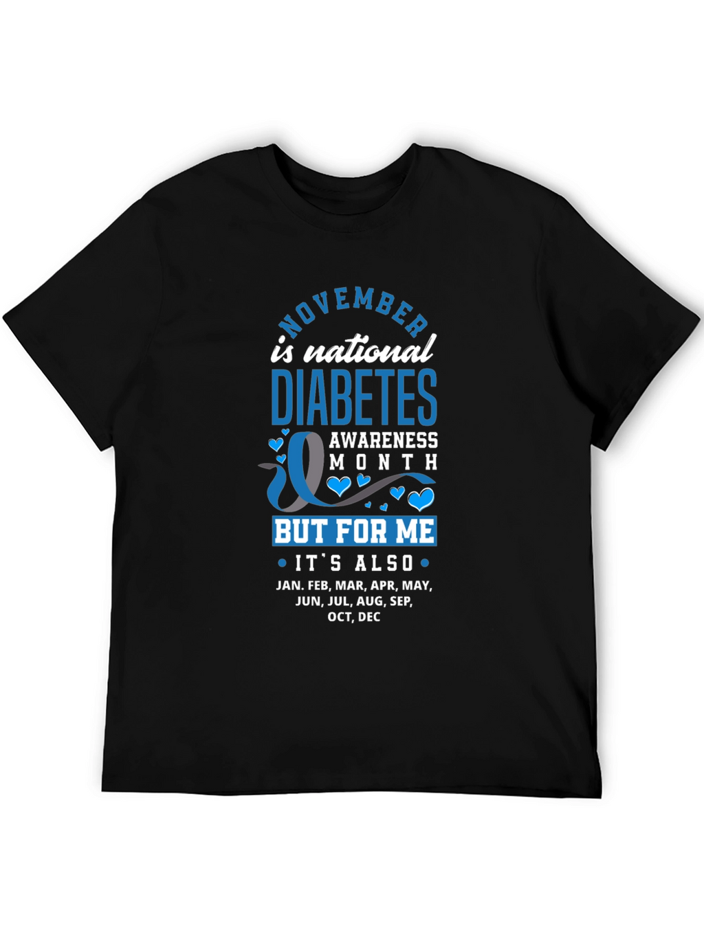 Diabetes Awareness T-Shirt - National Diabetes Month