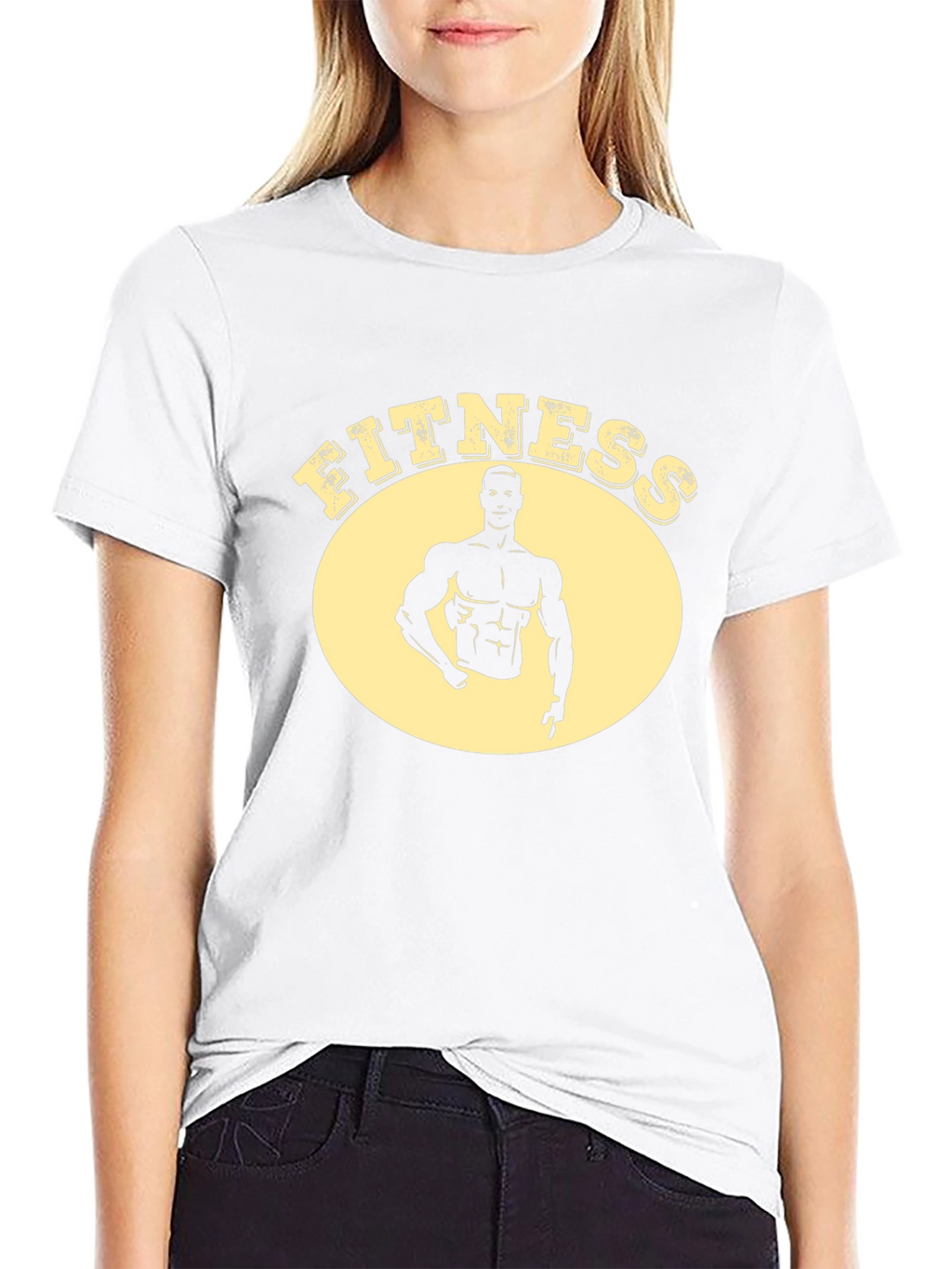 Fitness Graphic Black T-Shirt