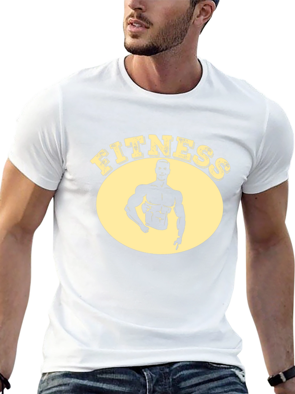 Fitness Graphic Black T-Shirt