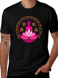 Yoga Journey Black T-Shirt