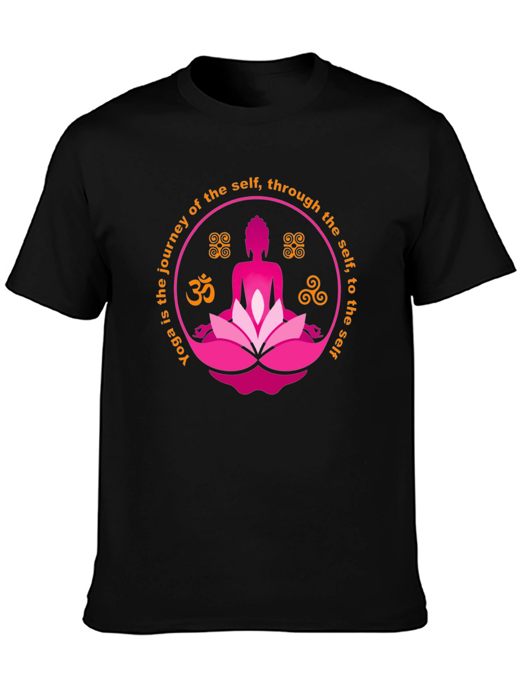 Yoga Journey Black T-Shirt