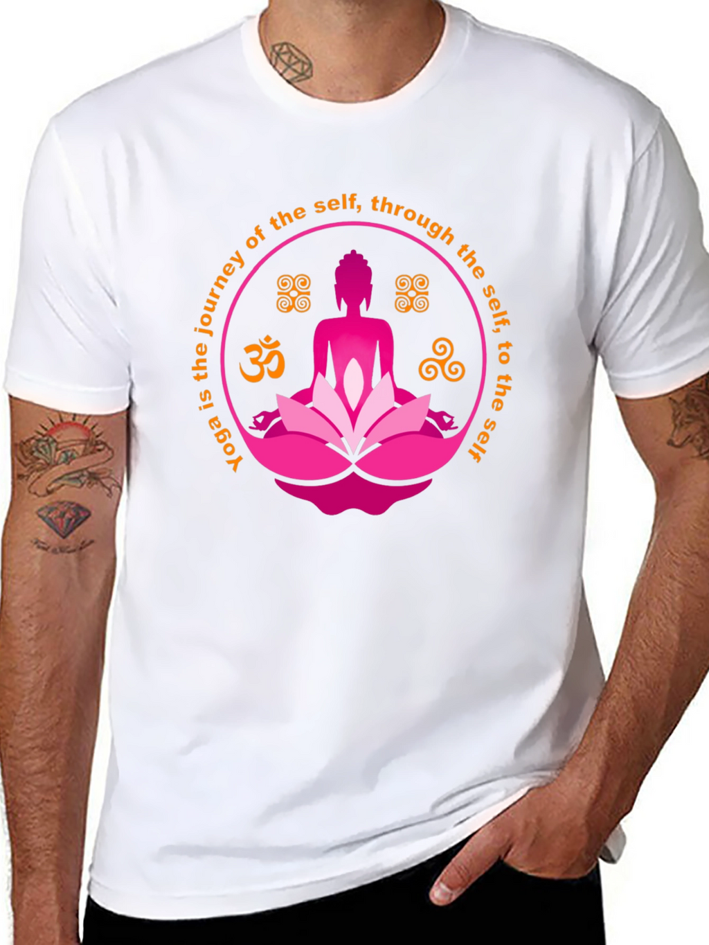 Yoga Journey Black T-Shirt