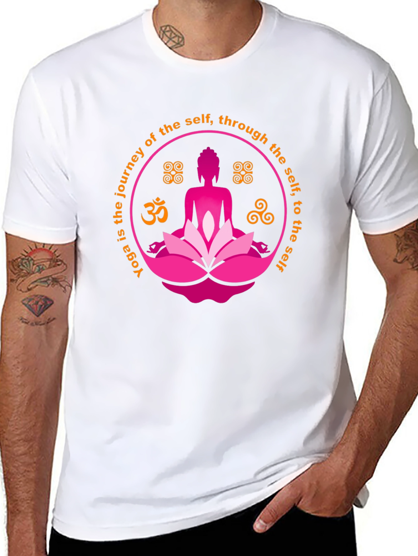 Yoga Journey Black T-Shirt