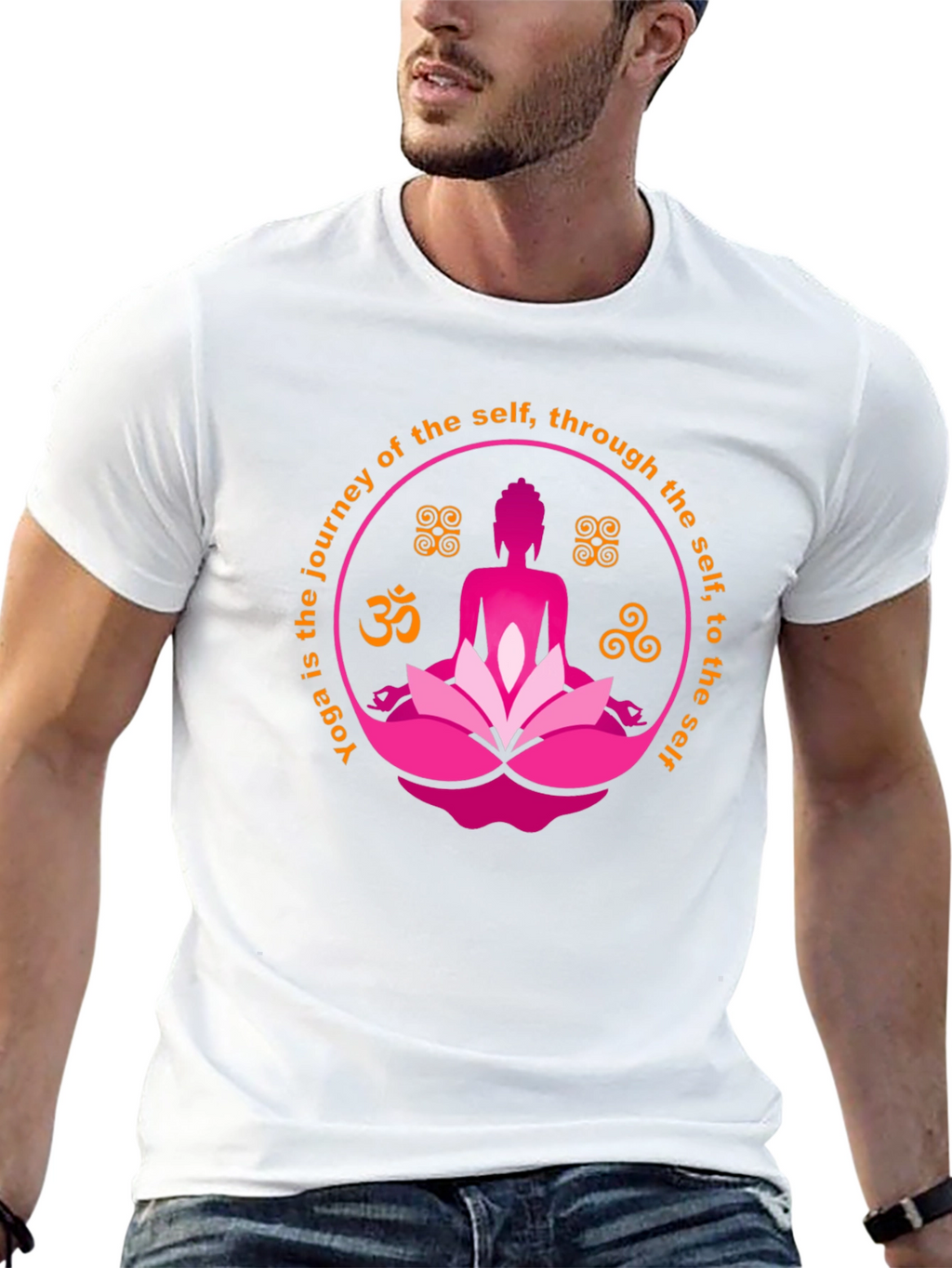 Yoga Journey Black T-Shirt