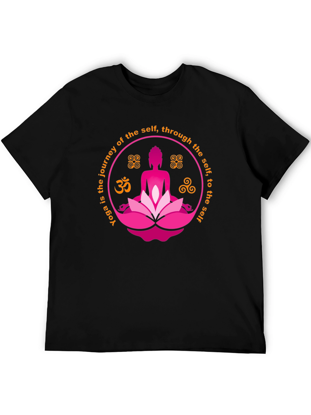 Yoga Journey Black T-Shirt