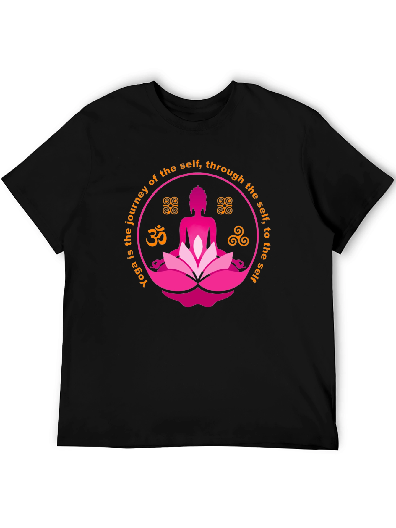 Yoga Journey Black T-Shirt