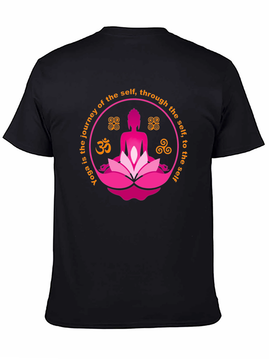 Yoga Journey Black T-Shirt