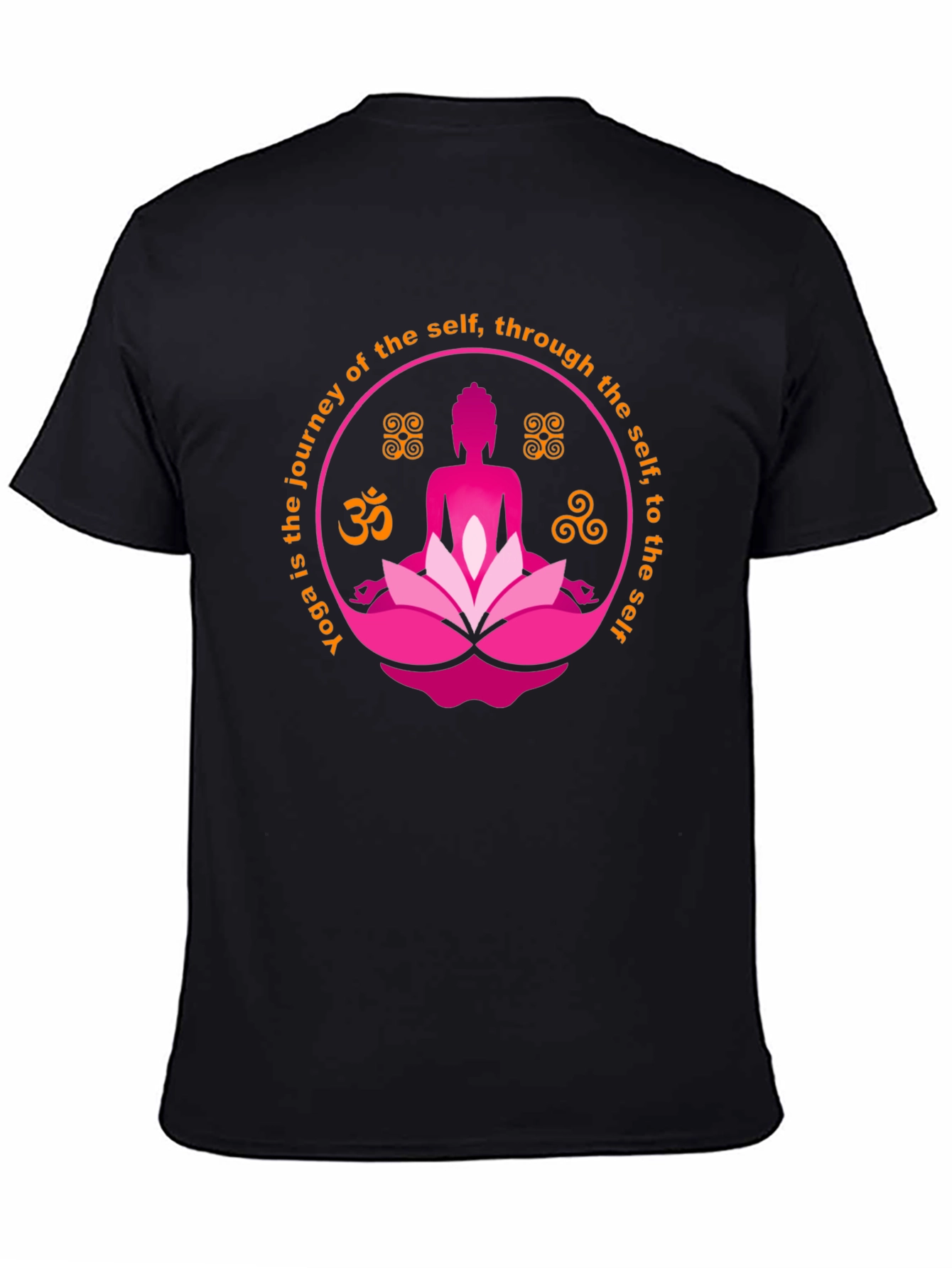 Yoga Journey Black T-Shirt
