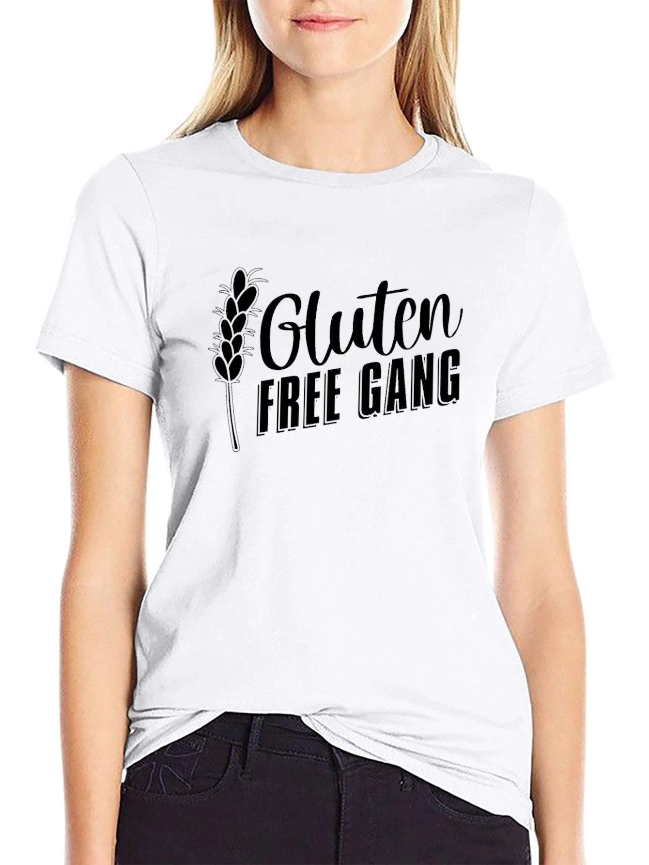 Gluten Free Gang Black T-Shirt