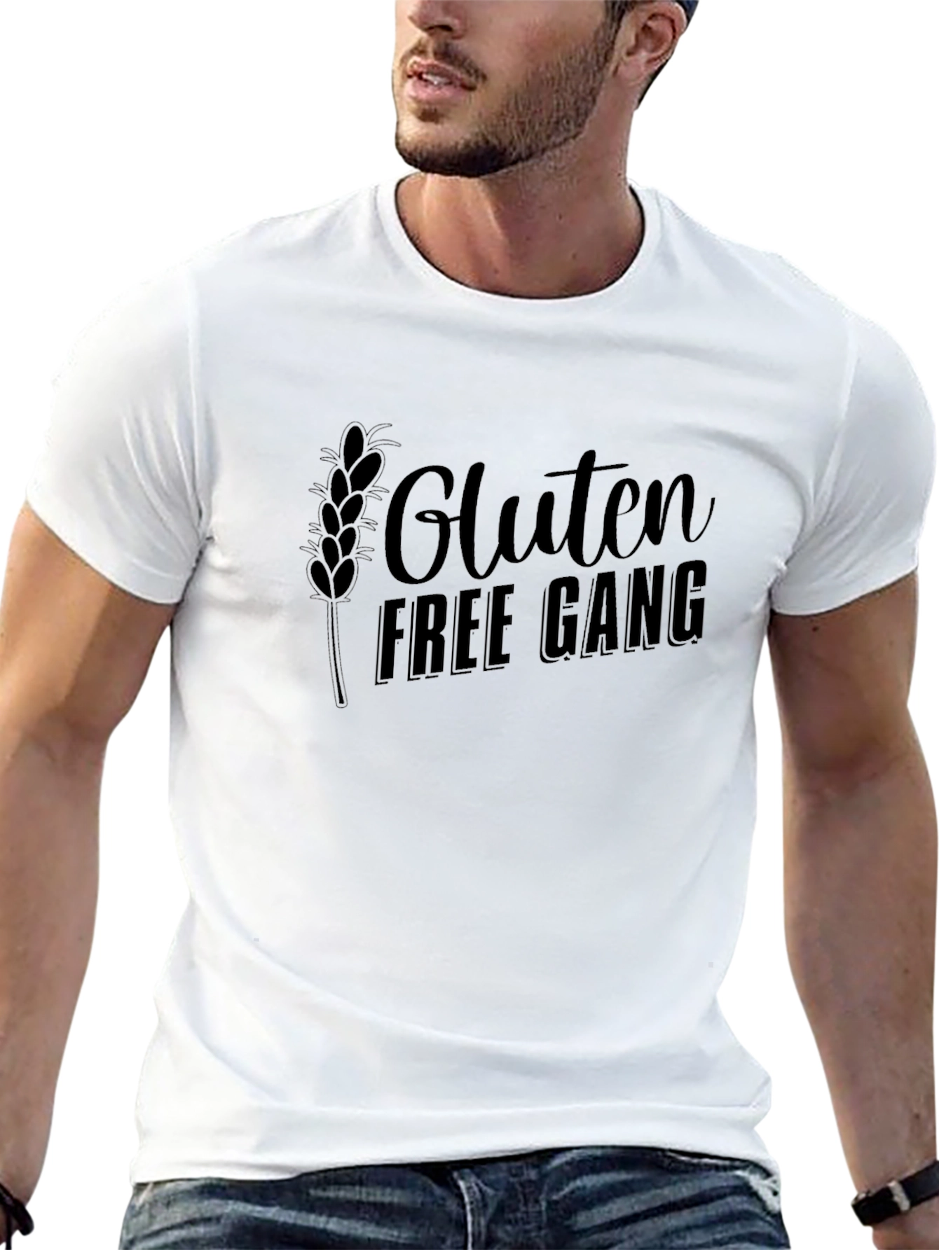 Gluten Free Gang Black T-Shirt