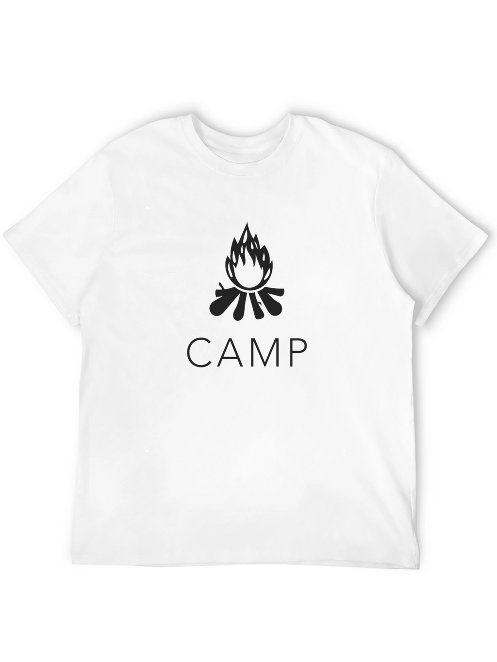 Black CAMP Bonfire Graphic Tee