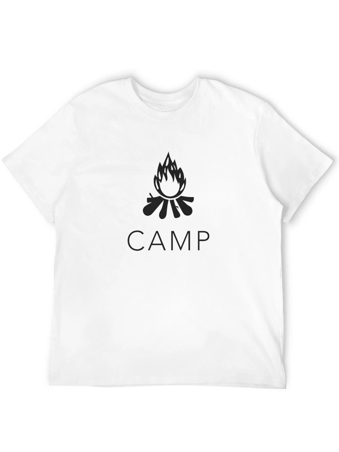 Black CAMP Bonfire Graphic Tee
