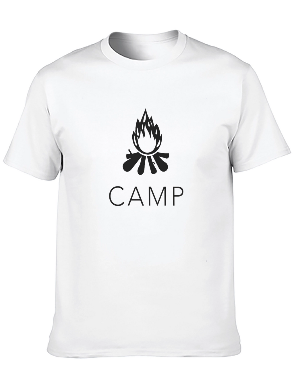 Black CAMP Bonfire Graphic Tee