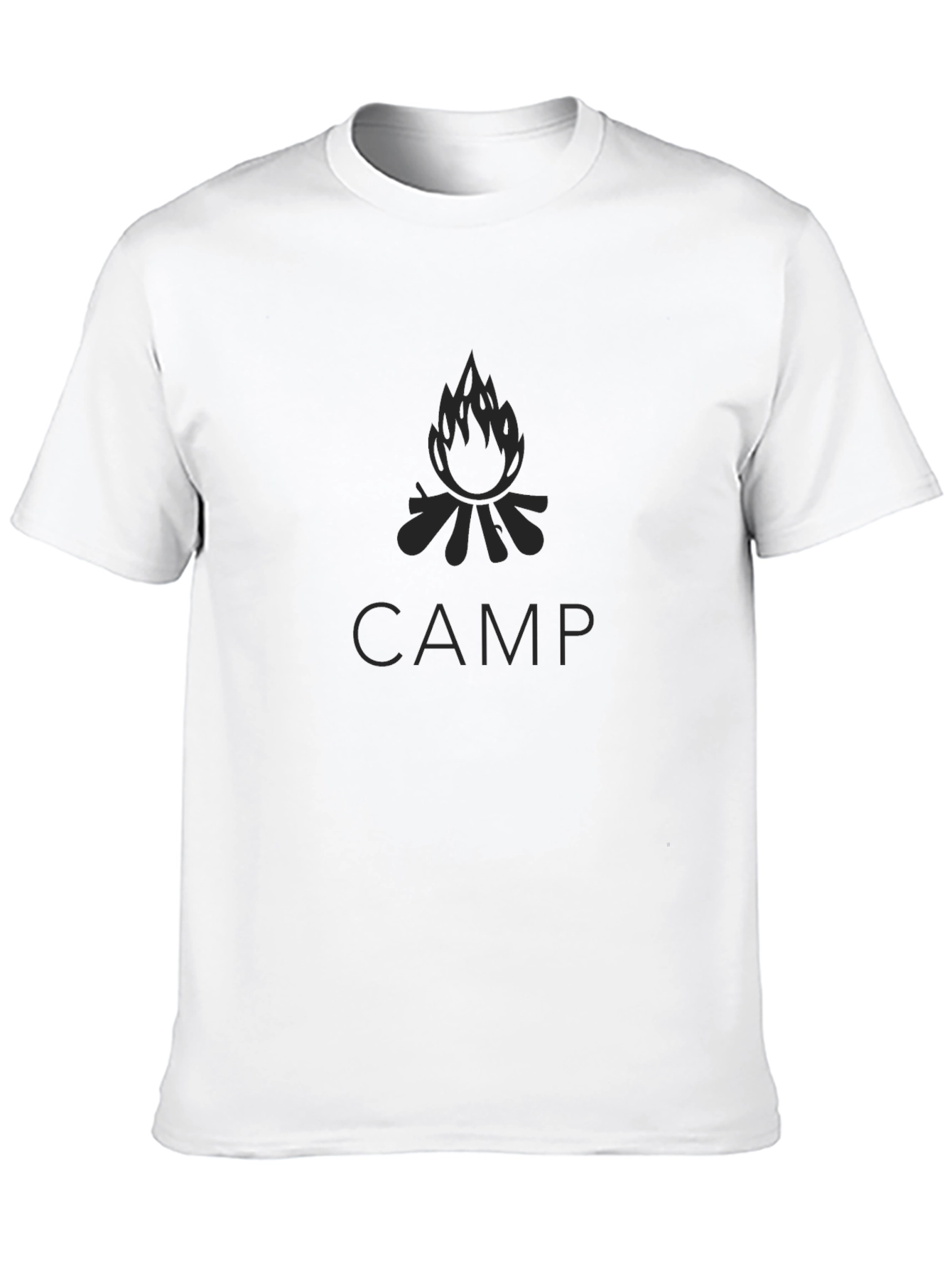 Black CAMP Bonfire Graphic Tee