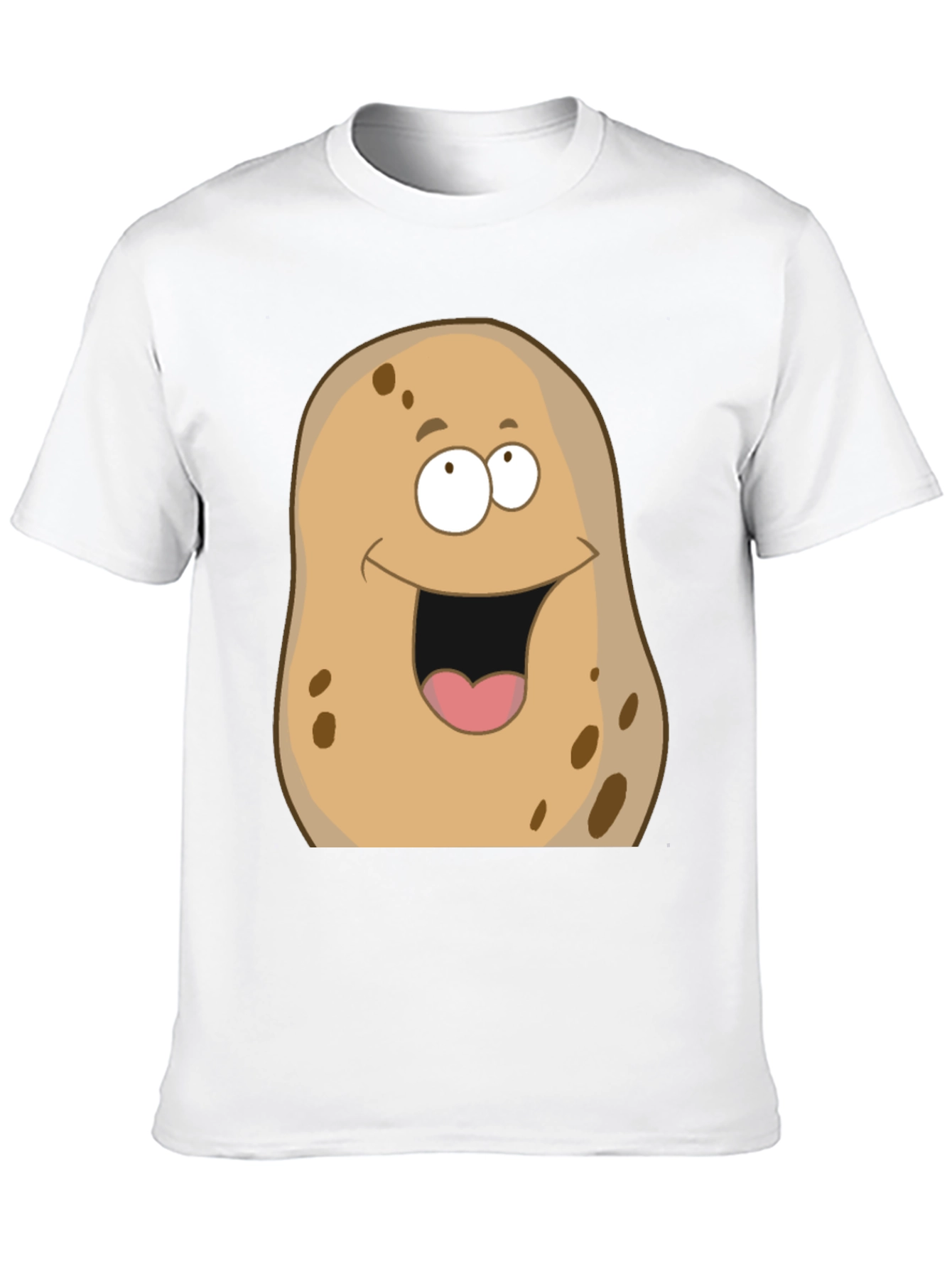 Funny Potato Graphic T-Shirt - Unisex Black Tee