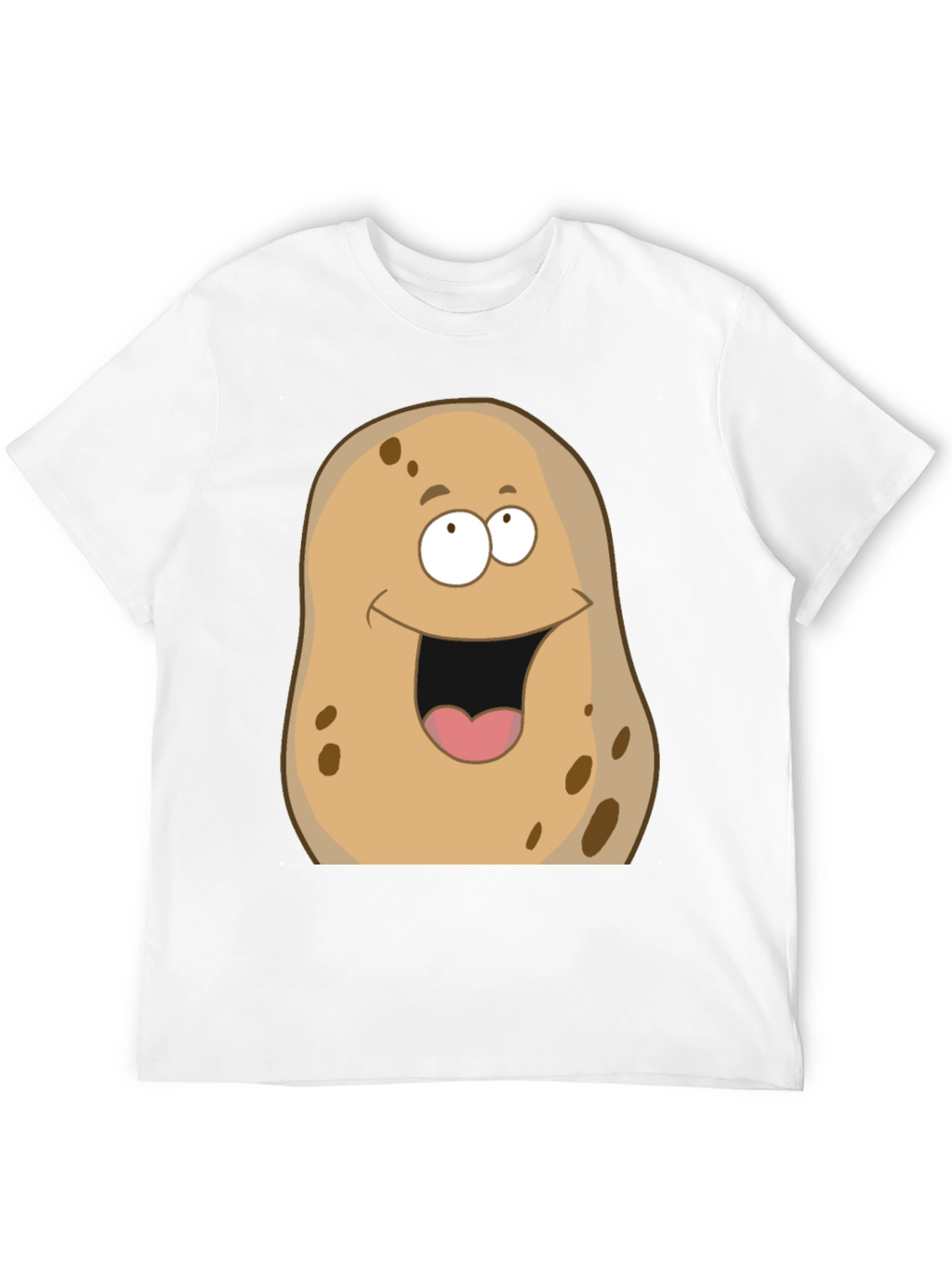 Funny Potato Graphic T-Shirt - Unisex Black Tee