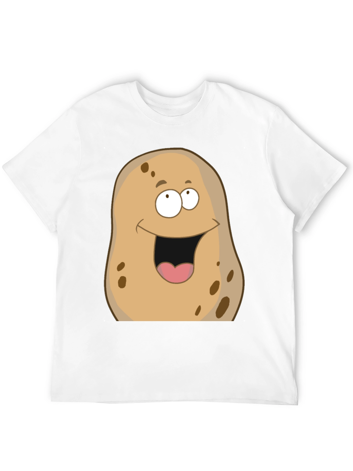 Funny Potato Graphic T-Shirt - Unisex Black Tee