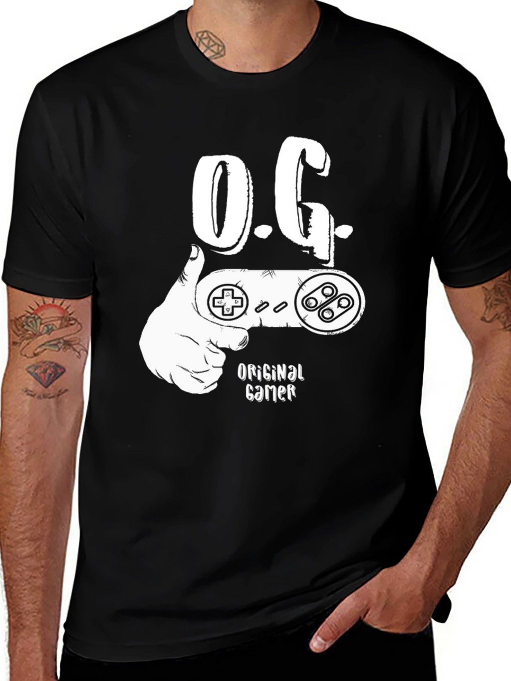 O.G. Original Gamer Black T-Shirt