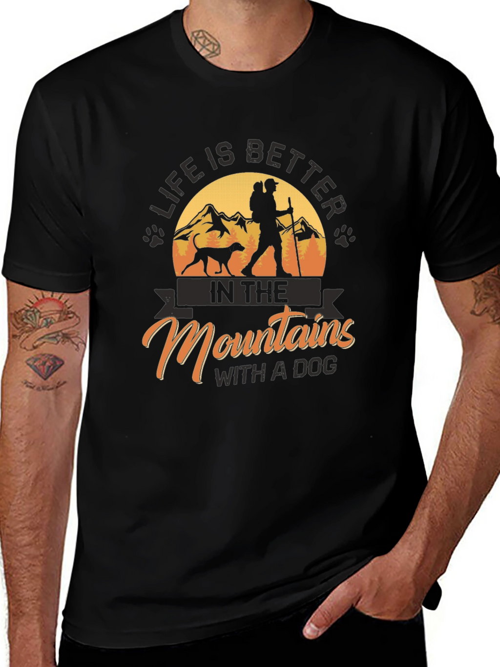 Mountain Adventure T-Shirt - Dog Lovers Tee