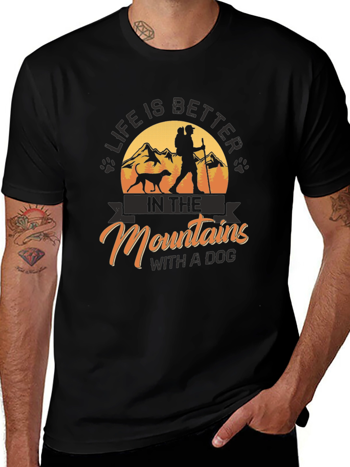 Mountain Adventure T-Shirt - Dog Lovers Tee