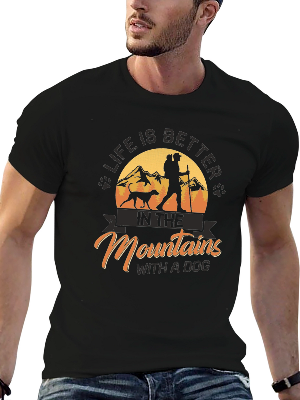 Mountain Adventure T-Shirt - Dog Lovers Tee