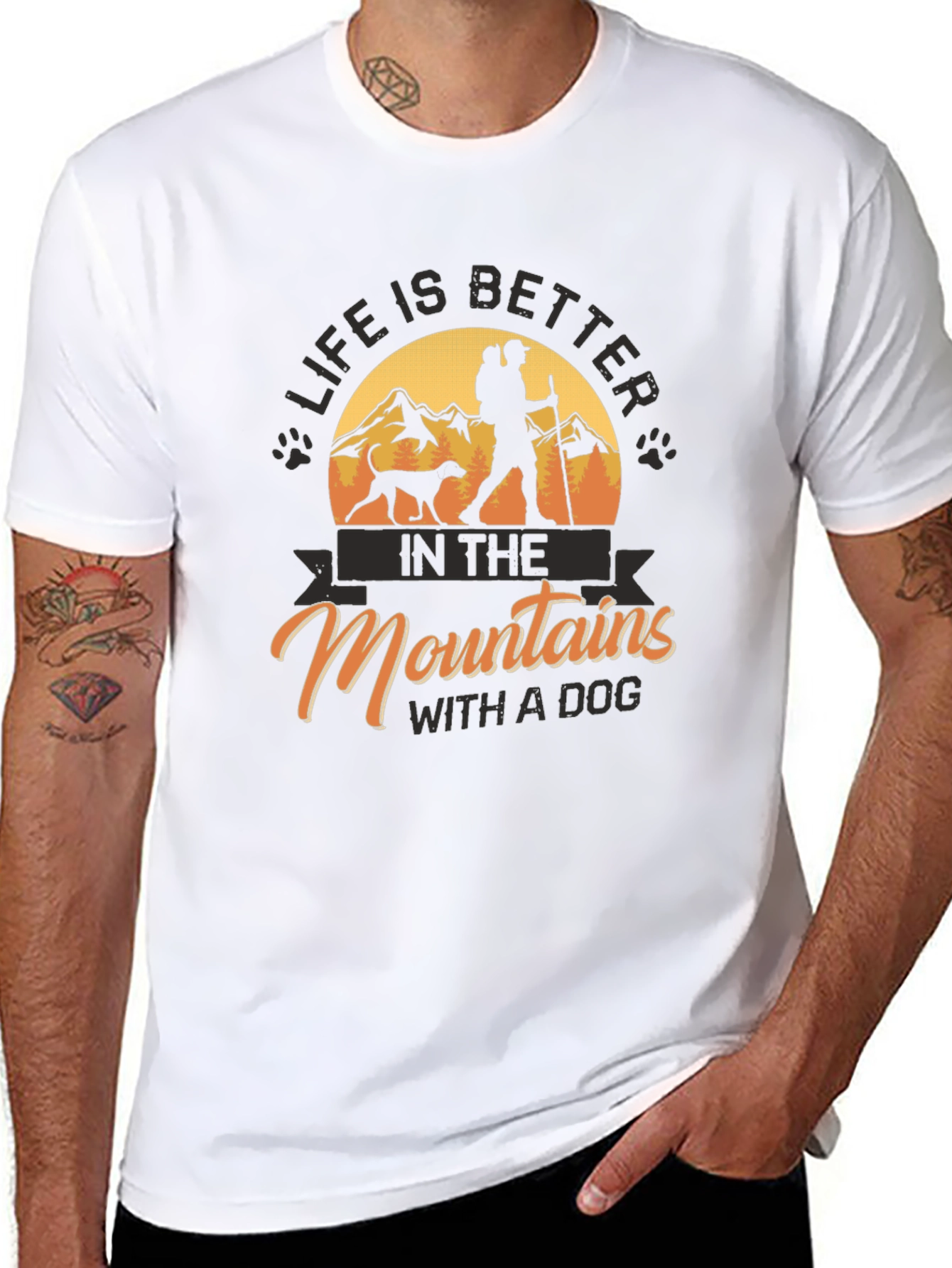 Mountain Adventure T-Shirt - Dog Lovers Tee