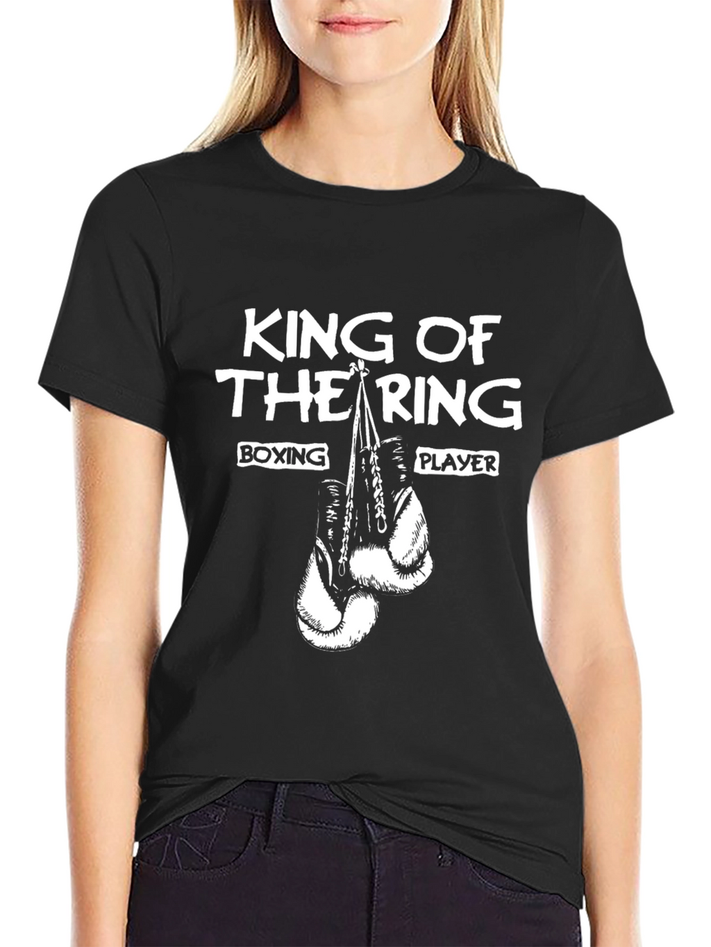 King of The Ring Boxing Player Graphic T-Shirt