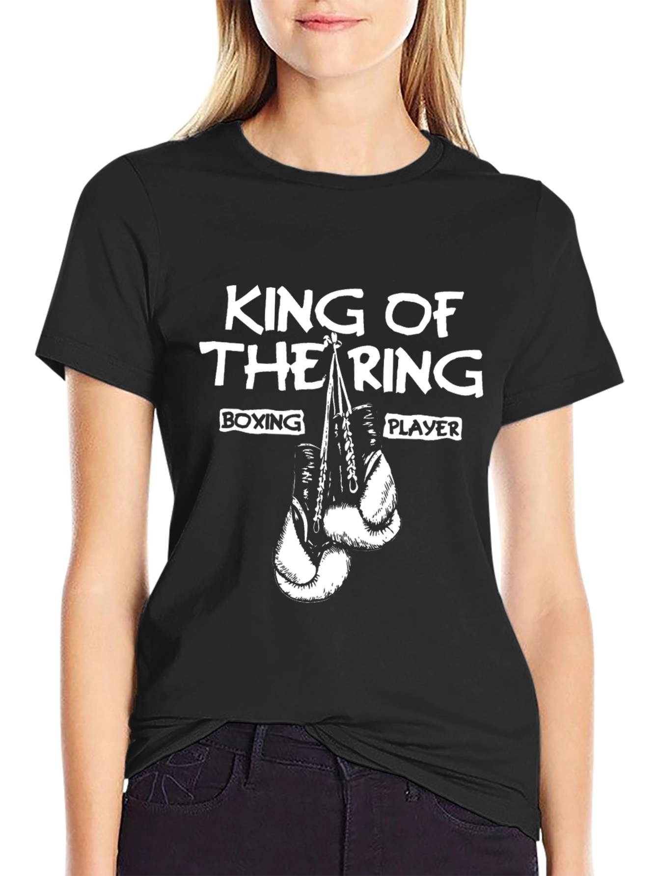 King of The Ring Boxing Player Graphic T-Shirt
