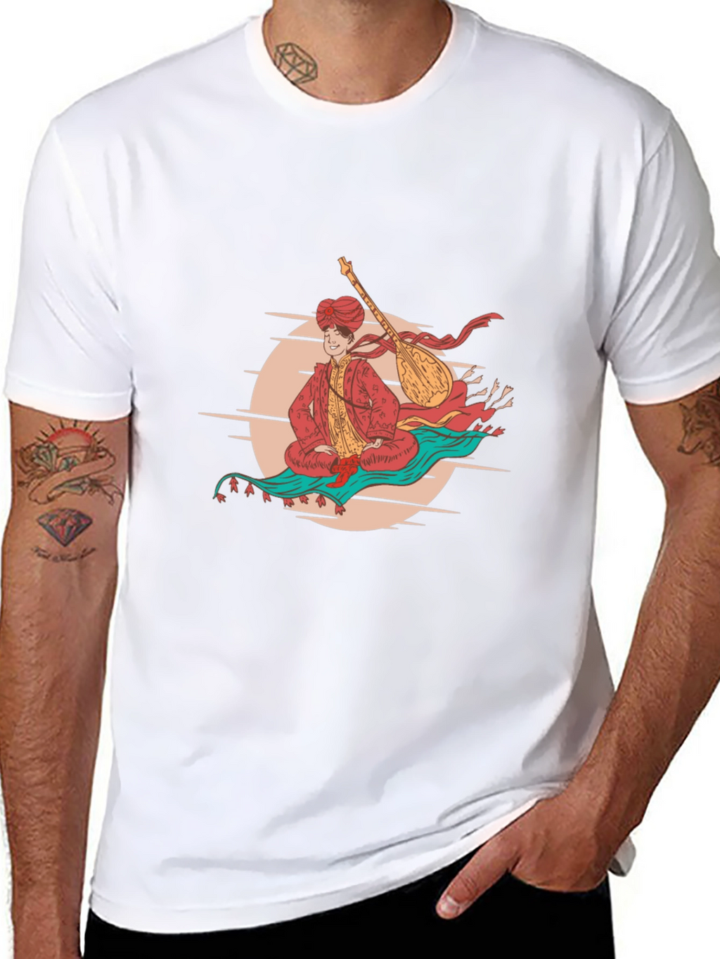 Magic Carpet Ride Graphic T-Shirt - Black