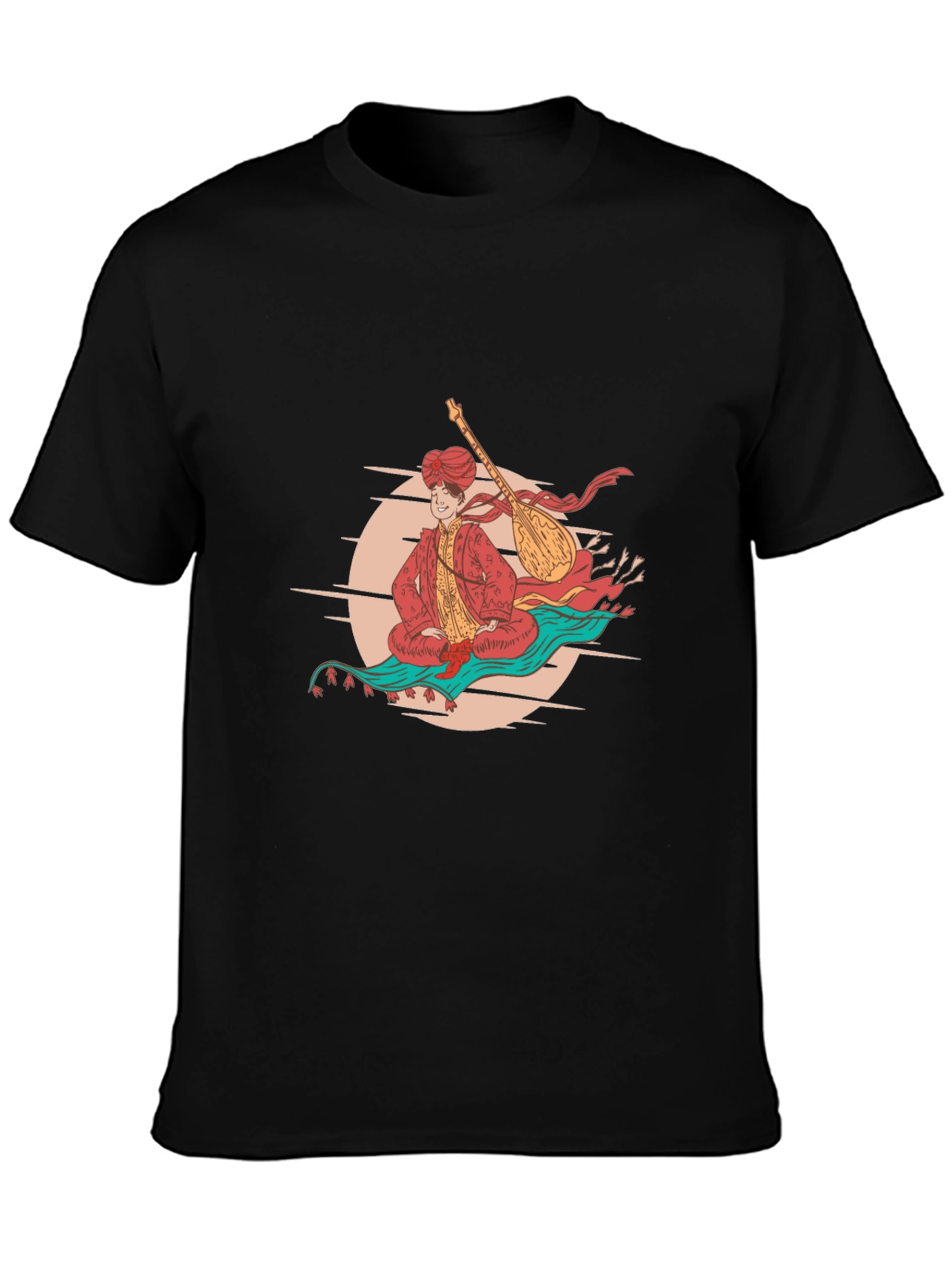 Magic Carpet Ride Graphic T-Shirt - Black