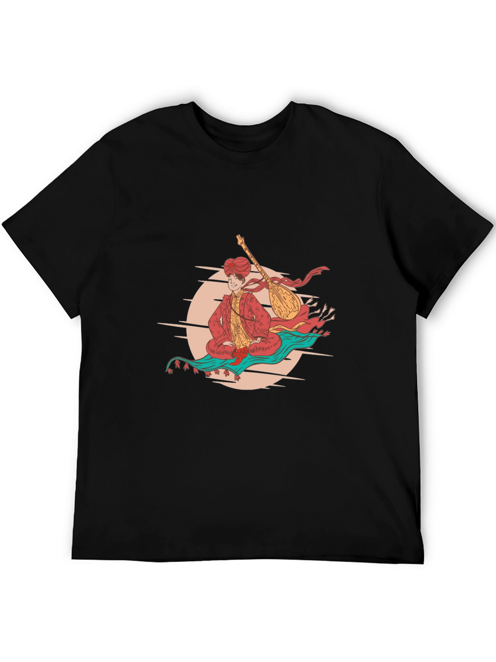 Magic Carpet Ride Graphic T-Shirt - Black