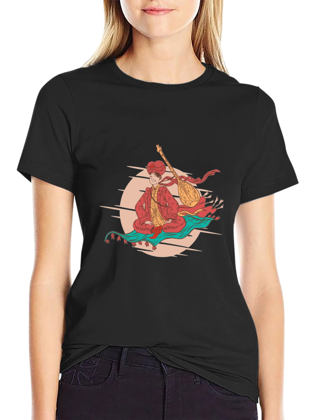 Magic Carpet Ride Graphic T-Shirt - Black