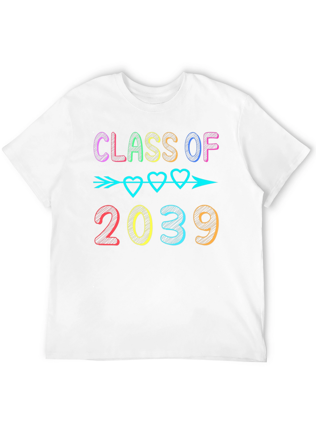 Class of 2039 T-Shirt Graduation Tee