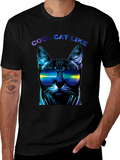 Cool Cat Like Graphic Tee