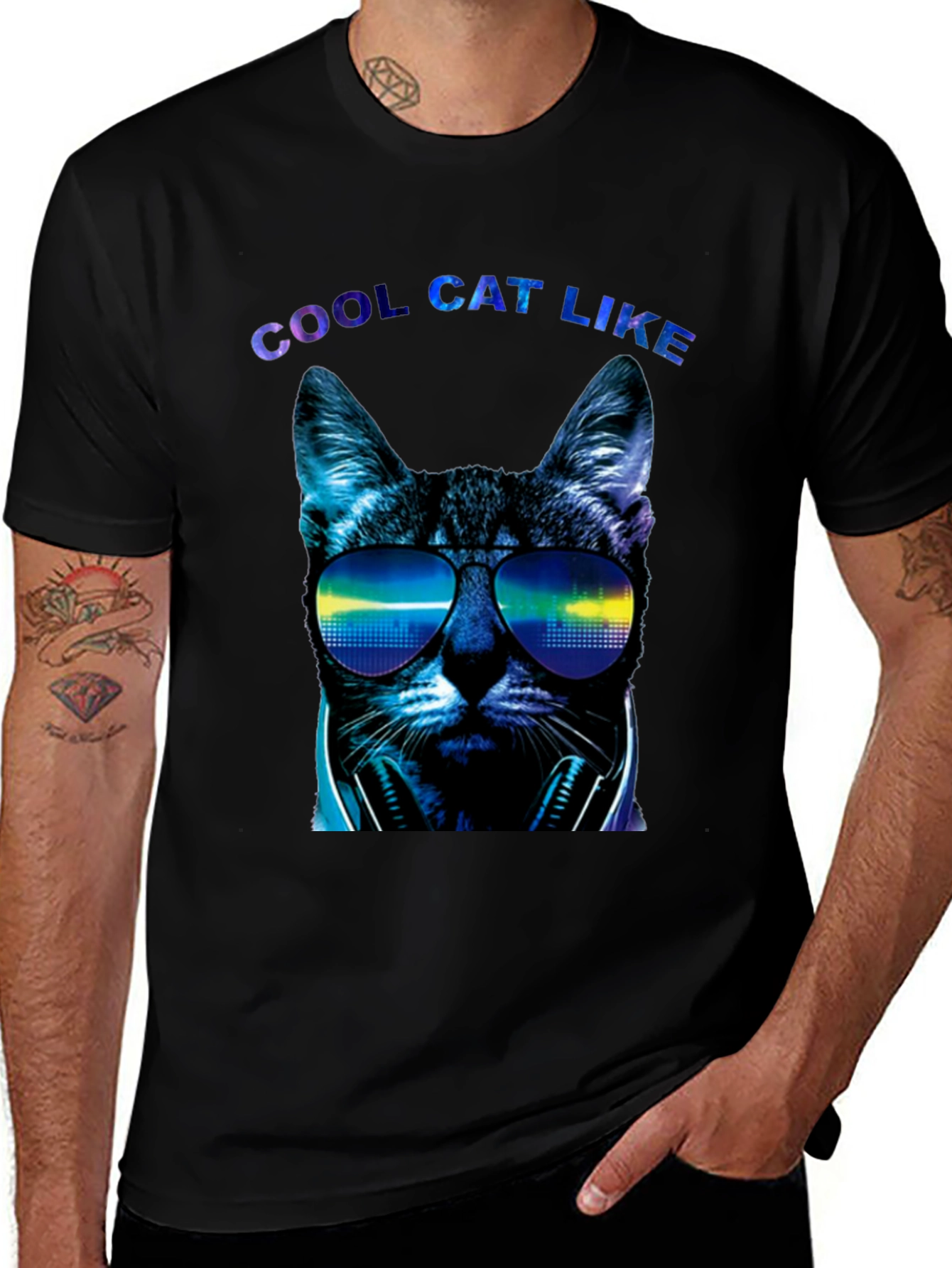 Cool Cat Like Graphic Tee