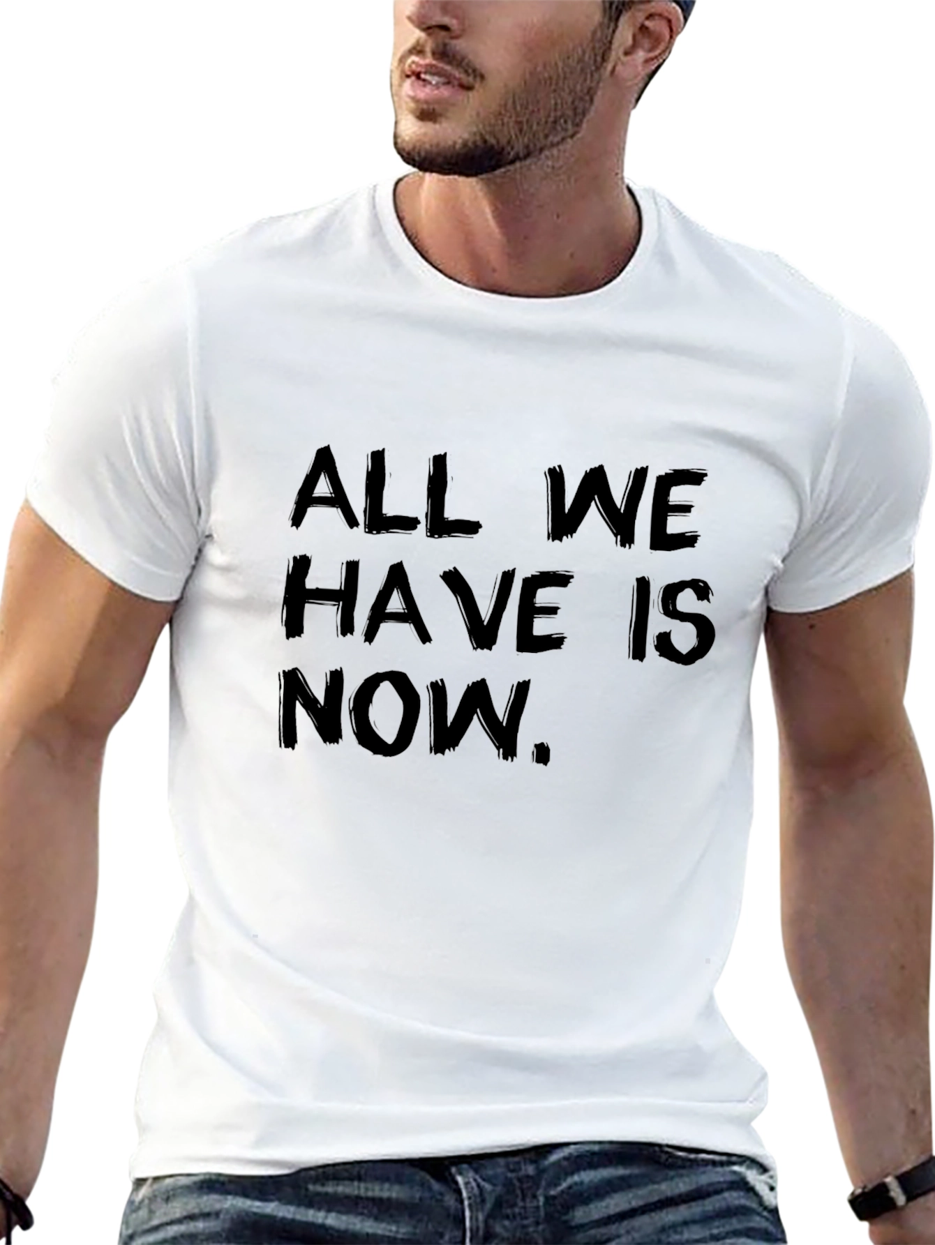 All We Have is Now - Mens Black Graphic Tee