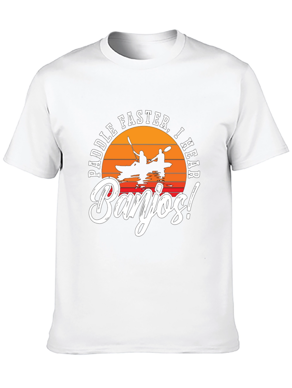 Paddle Faster Banjo Funny T-Shirt