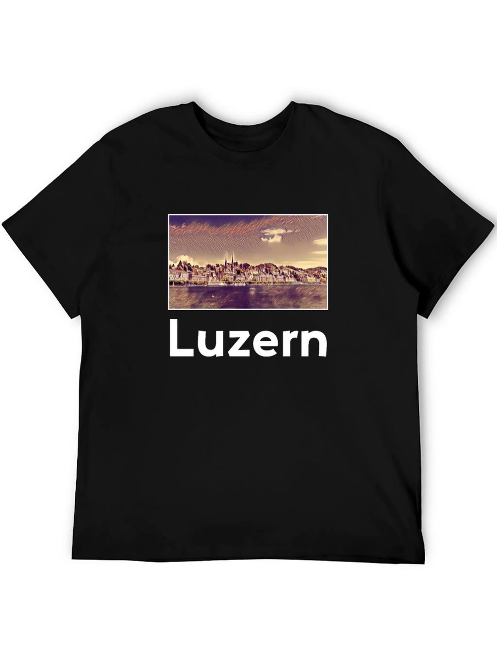 Luzern Graphic Tee - Stylish Travel Souvenir