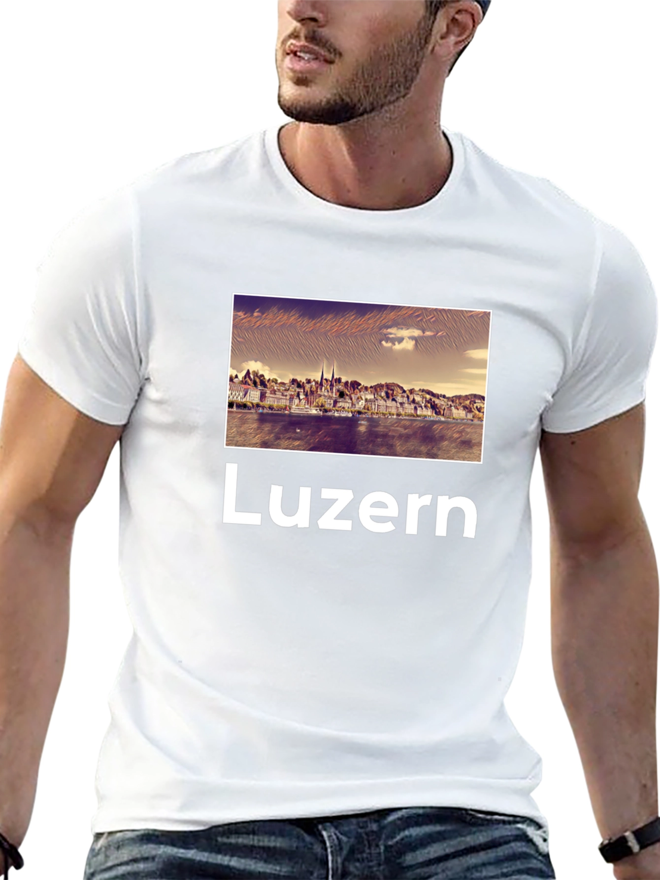 Luzern Graphic Tee - Stylish Travel Souvenir