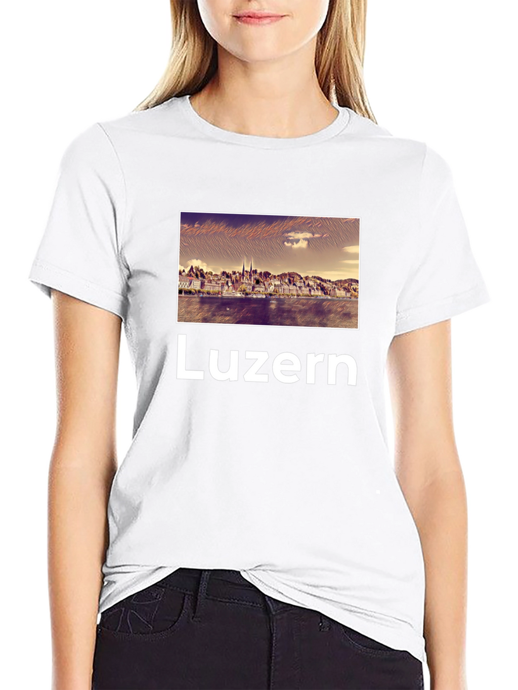Luzern Graphic Tee - Stylish Travel Souvenir