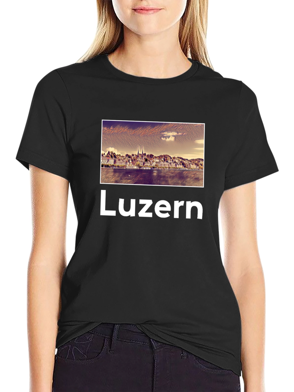 Luzern Graphic Tee - Stylish Travel Souvenir