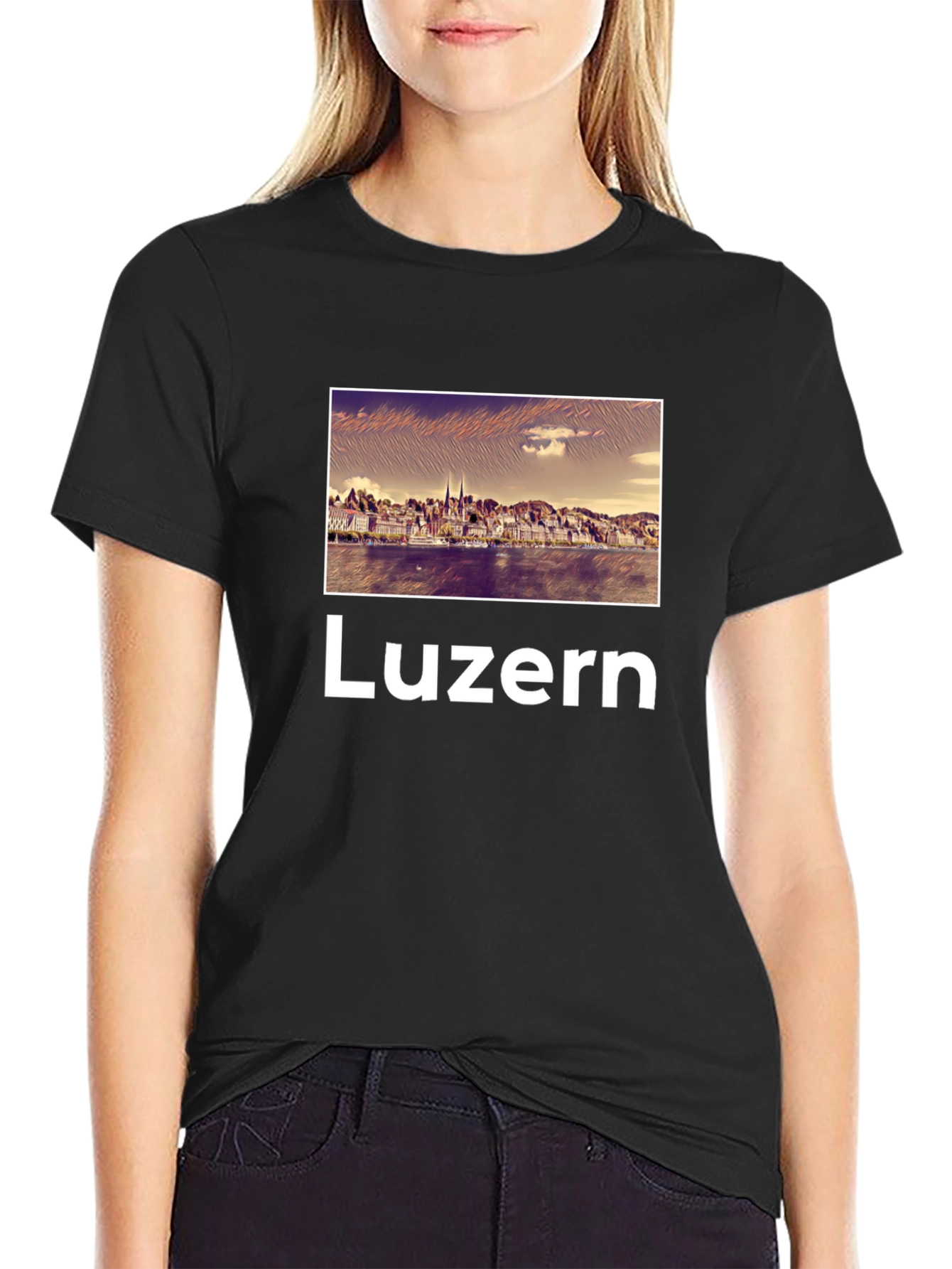Luzern Graphic Tee - Stylish Travel Souvenir