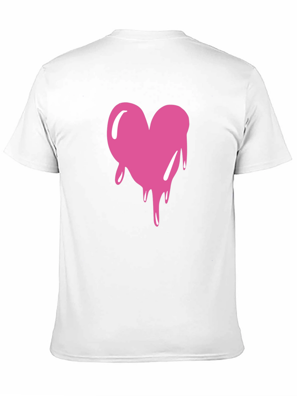 Dripping Heart Graphic Tee - Black T-Shirt
