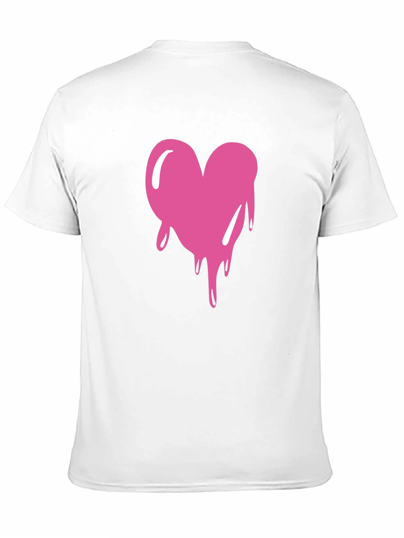 Dripping Heart Graphic Tee - Black T-Shirt
