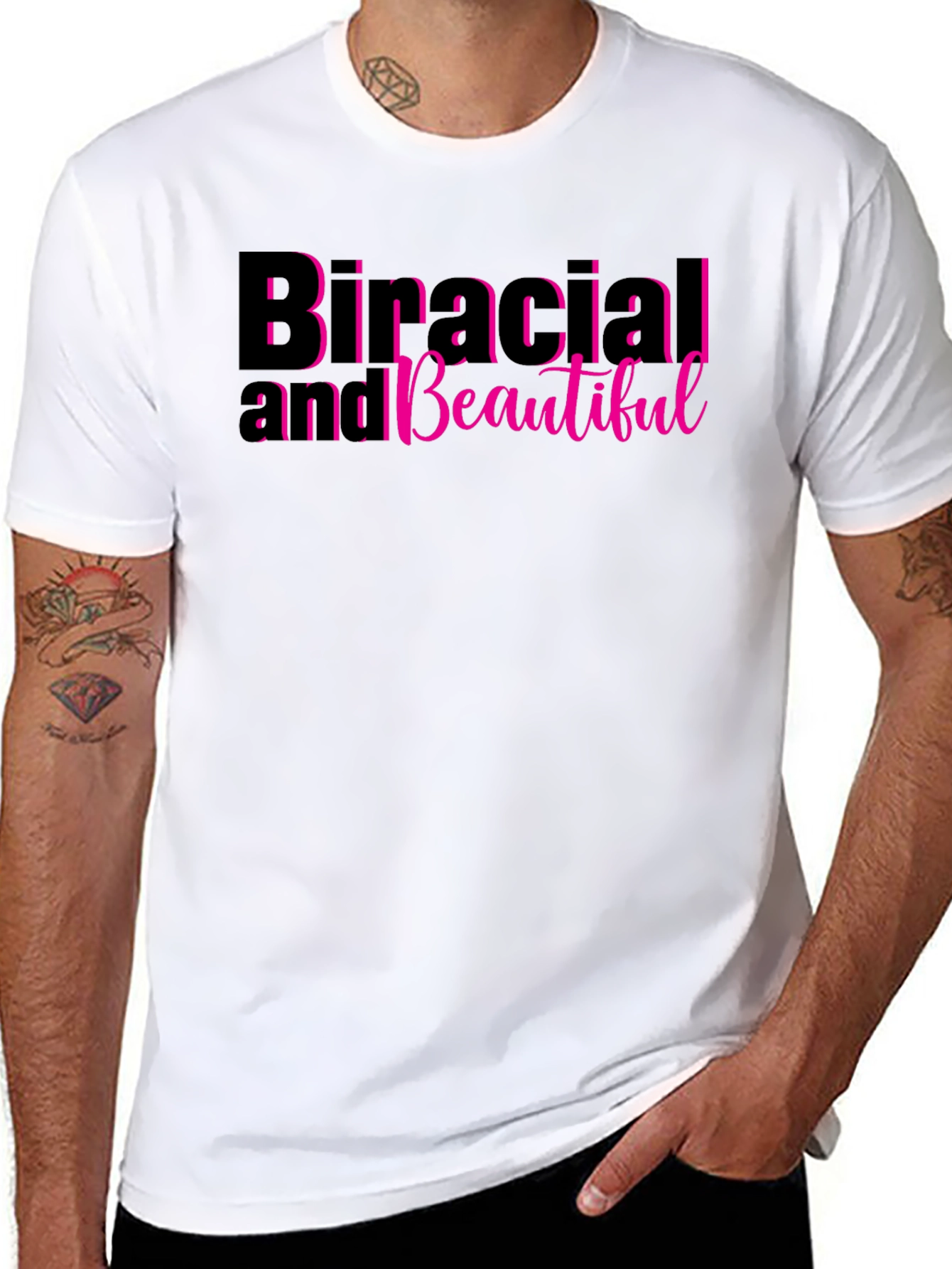 Bi-racial and Beautiful Graphic Tee