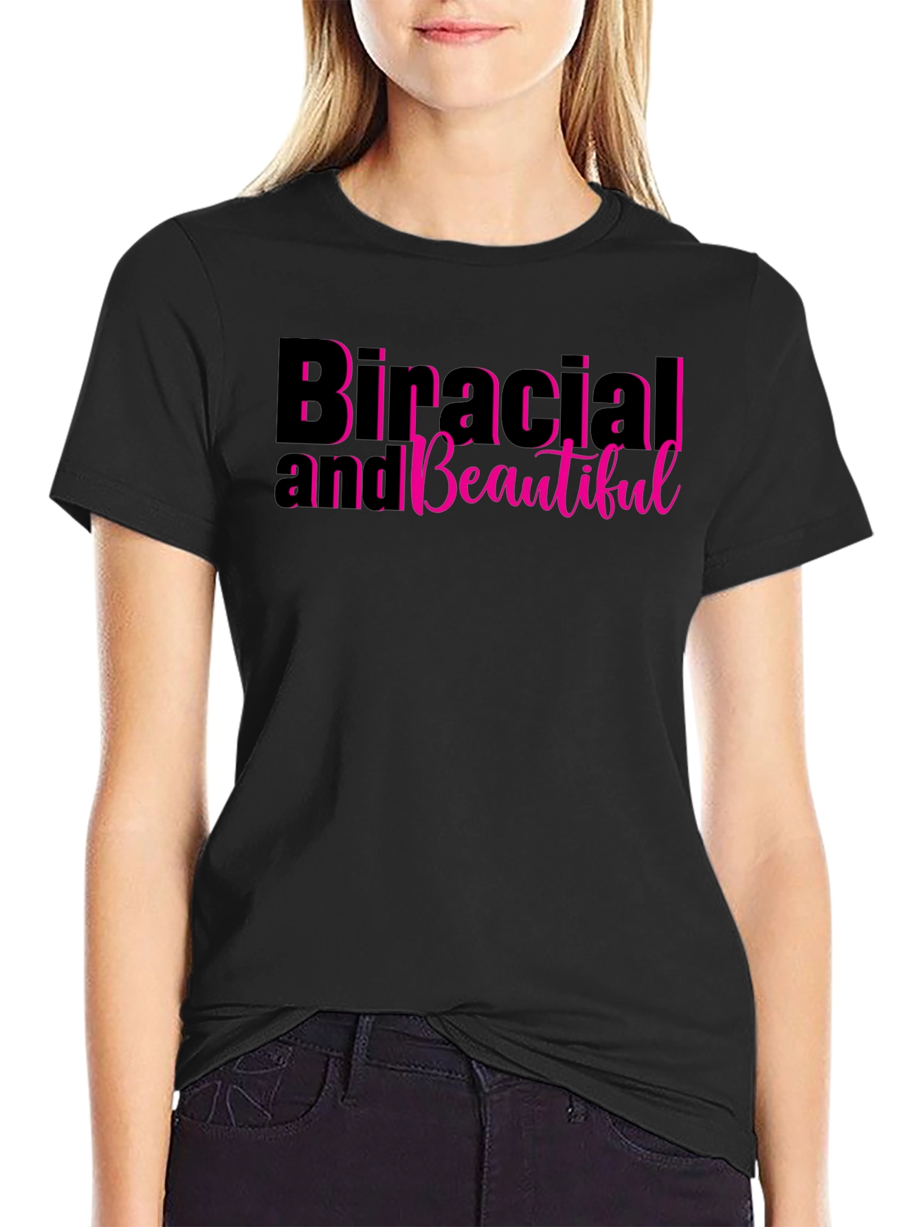 Bi-racial and Beautiful Graphic Tee