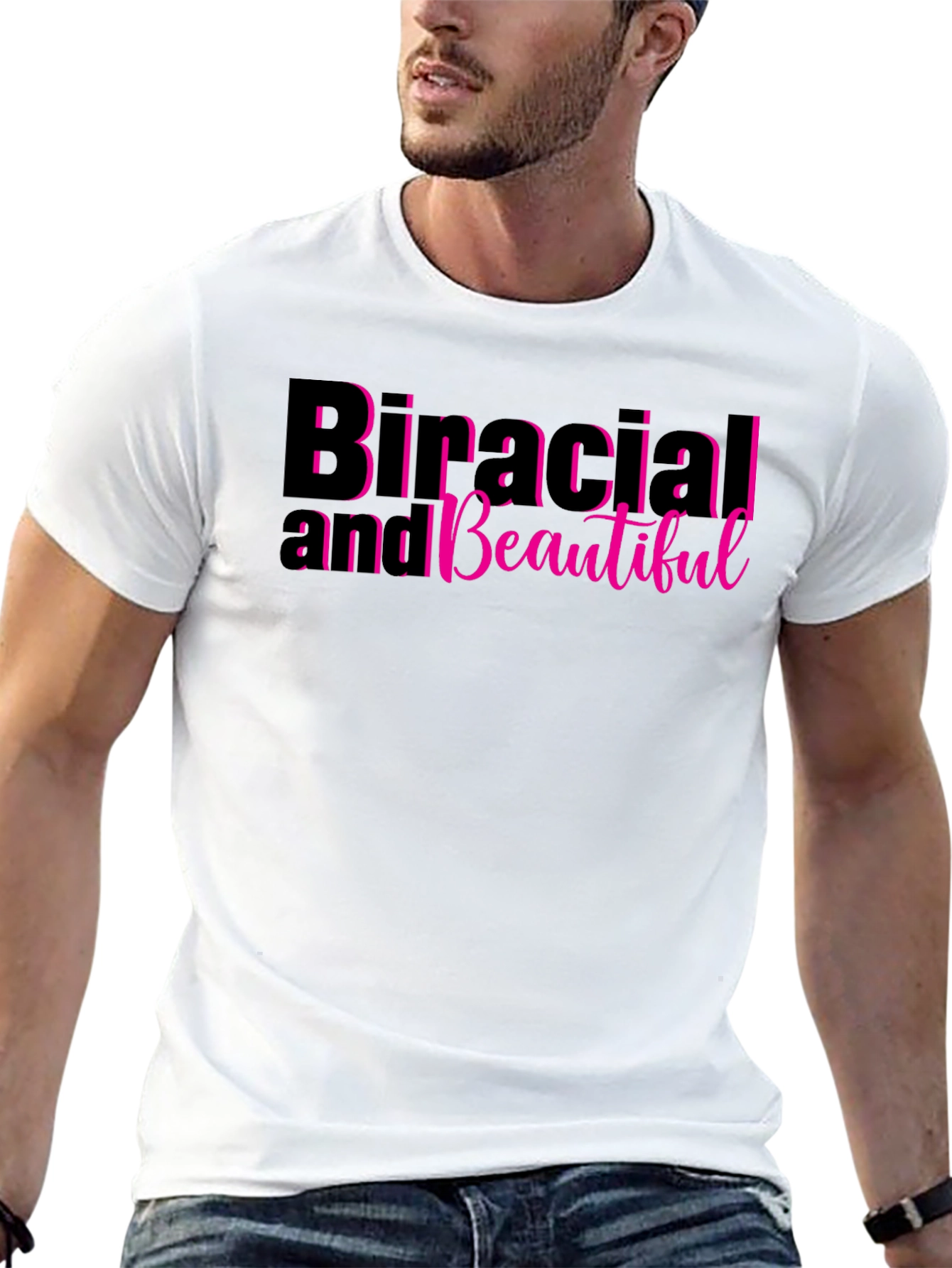 Bi-racial and Beautiful Graphic Tee